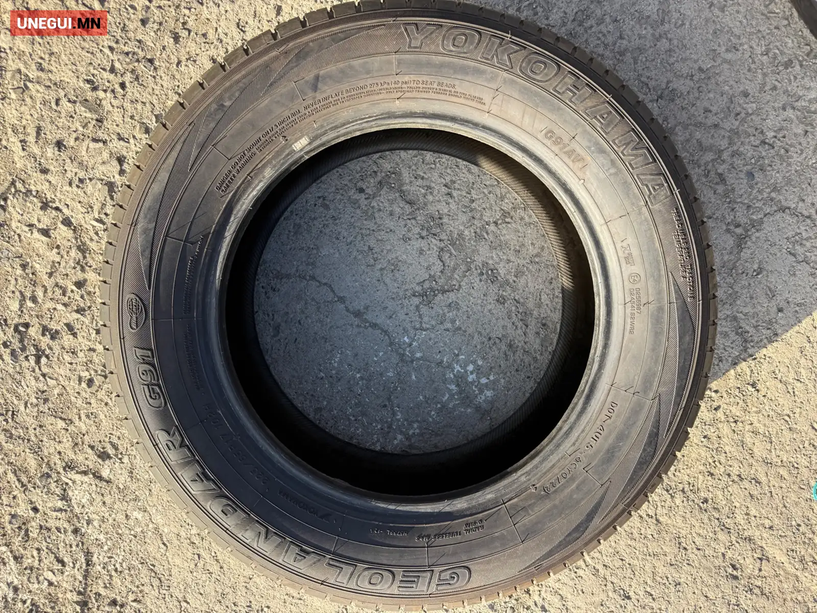 Зуны дугуй 225/65R17 шинэ (Япон) 2