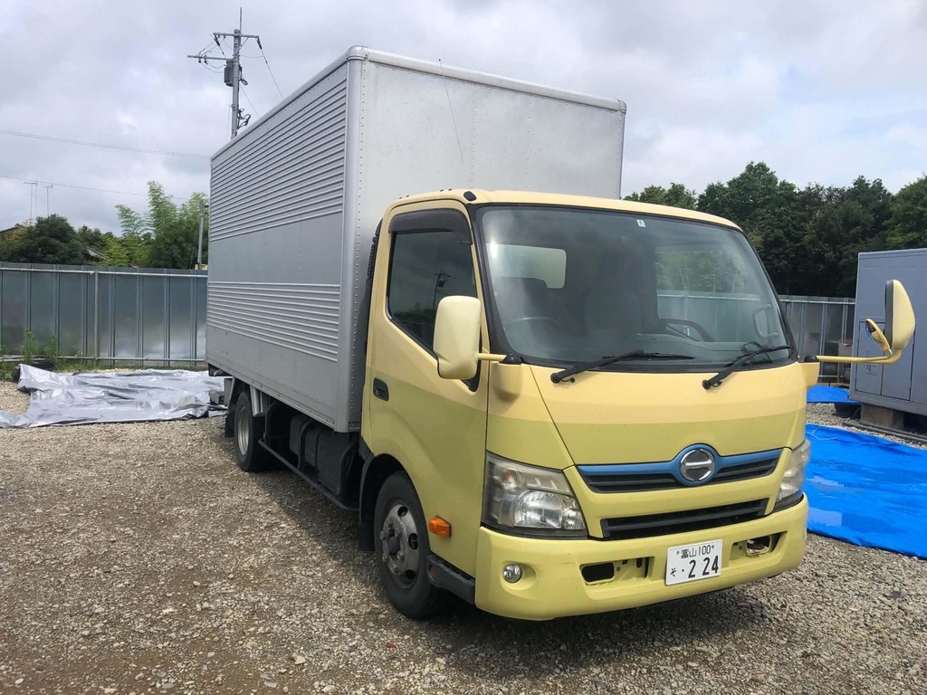 Hino Dutro 3тн фургон, дизель-хайбрид, 2011 он, лифттэй